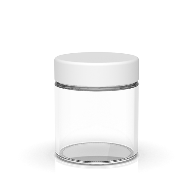 3 Oz Child Resistant Clear Glass Jars Concentrate Jars