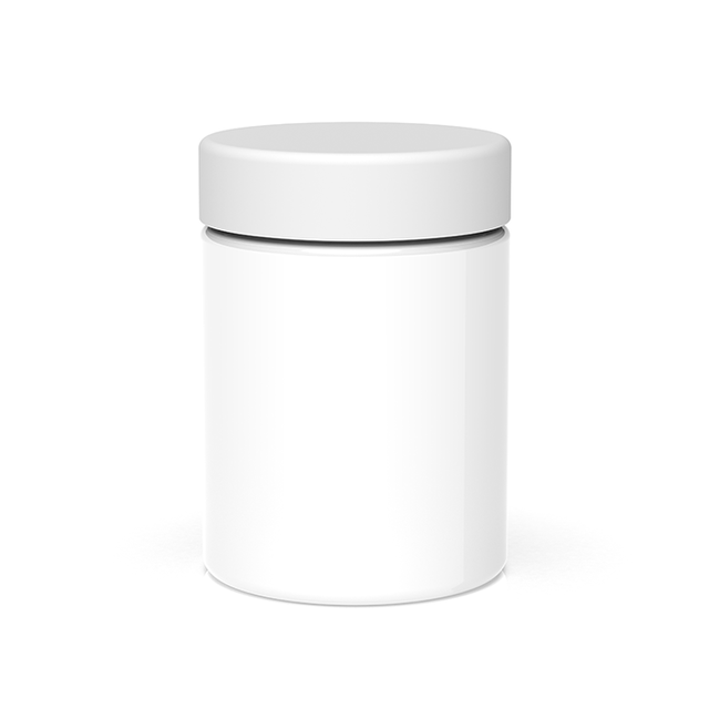 4 Oz Child Resistant Smooth/ Matt Color Glass Jar