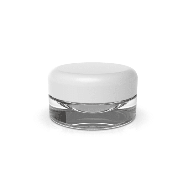 9 ml Round Child Resistant Glass Concentrate Jars