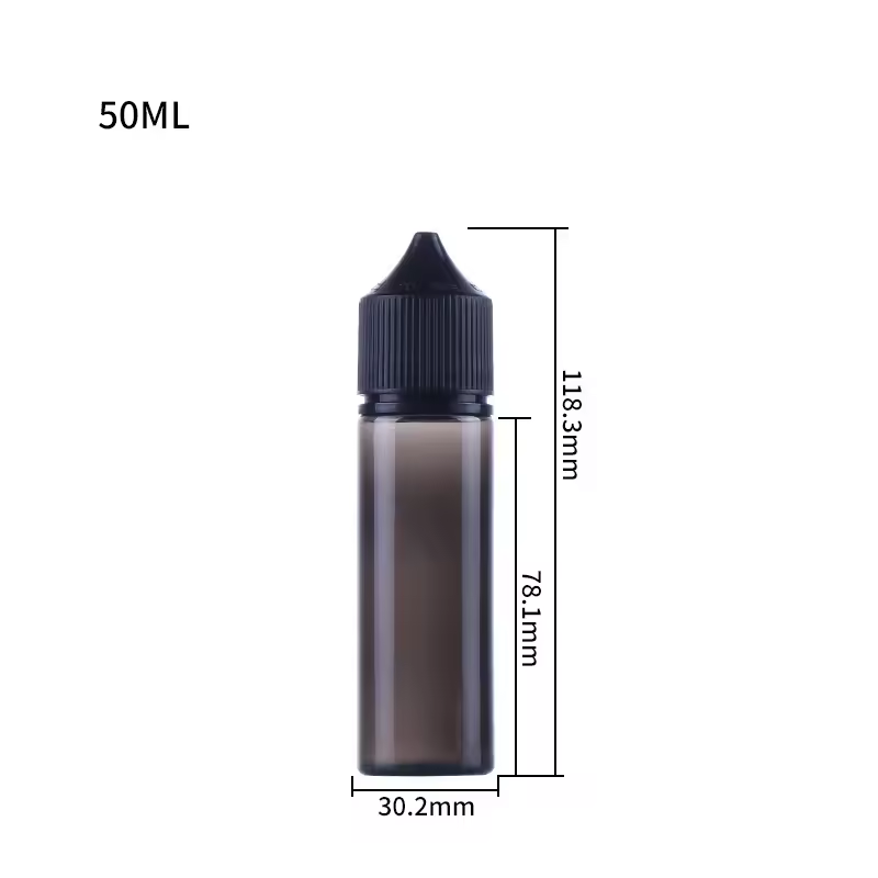 V3 Child Resistant Pet Plastic Dropper Bottle For Essential Oil