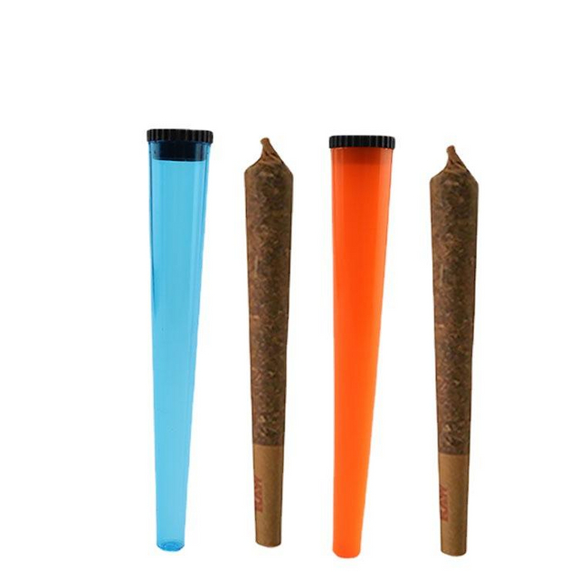 86mm Pre Roll Conical Tube Plastic Packaging with Lid